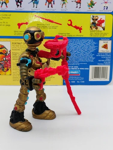 Vintage 1990 FUGITOID Teenage Mutant Ninja Turtles TMNT w/card unpunched