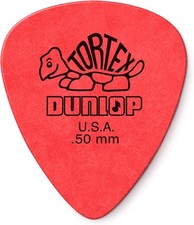 Jim Dunlop Tortex Standard Pick .50MM - 24 Pack 0.50mm, Red