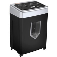 Bonsaii 15-Sheet Office Paper Shredder, 40 Mins Heavy Duty Shredder for Home