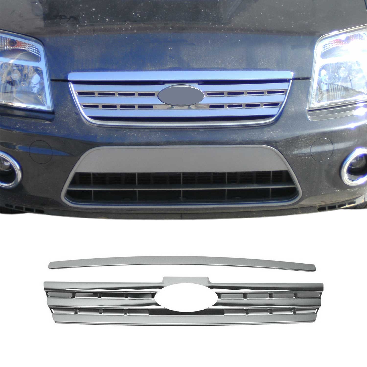 Moulure de grille anti-rayures pour calandre Ford Tourneo Connect 2009-2013 chrome brillant