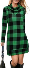 Women's 2026 Winter Dress Tunic Tops for Leggings Long Sleeve Sweater Cowl XXL