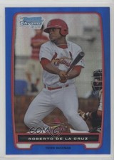 2012 Bowman Chrome Prospects Blue Refractor /250 Roberto De La Cruz #BCP152 u2h