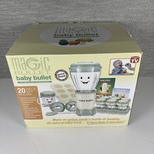 Magic Bullet Baby Bullet Food Maker Blender Processor Set BBR-2001M Open Box