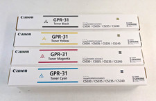 Genuine Canon GPR-31 Toner Cartridges Full Set Black Cyan Magenta Yellow NEW