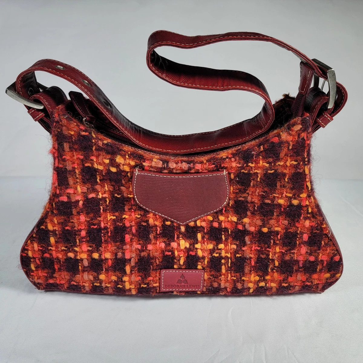 Wool Exterior Orange Bags & Handbags for Women for sale | eBay