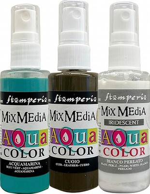 Stamperia Aquacolor Dewdrops - Künstlerfarbe Aquarellfarbe 3 Stk. DIY, Malen