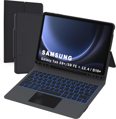 Für Samsung Galaxy Tab S9 FE+ /S9 Plus/S10+ 12,4 Zoll Hülle Mit Tastatur - Folio
