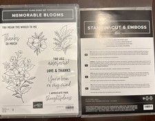 Stampin Up Memorable Bloom Stamp Set and Dies