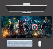 Gaming Mouse Pad, Large Desk Mat Computer Keyboard Mat for Home Office 80x30cm