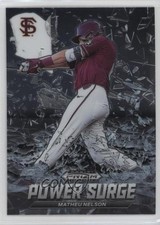 2021 Panini Prizm Draft Picks Power Surge Matheu Nelson #PS-MN 2k3