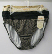 Warners Hi-Cut panties no pinching no problems mid waist 3-Pack size 8/XL