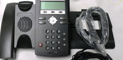 Polycom SoundPoint IP 335 VoIP Phone & Stand Tested PoE Ring Central