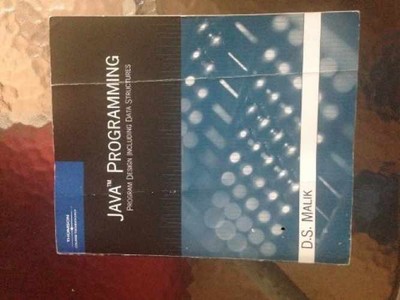 Java Programming: Program Design - Paperback, by Malik D. S. - Acceptable b