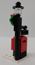 100% - 2017 LEGO Set 40263 CHRISTMAS TOWN SQUARE Tree Mailbox Snowman Minifigure