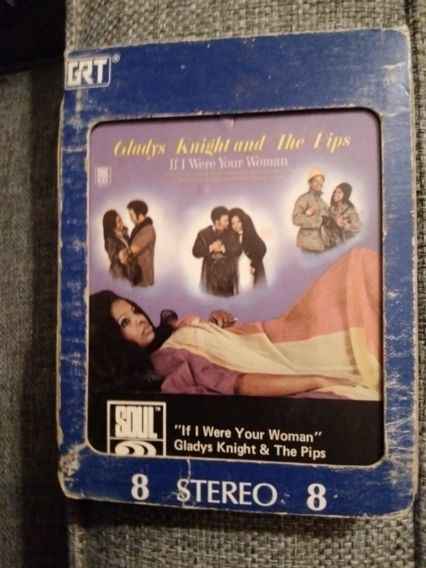 GLADYS KNIGHT 8 TRACK TAPE PIPS IF I WERE YOUR WOMAN ONE LESS BELL TO ANSWER