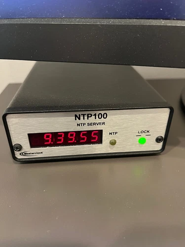 Masterclock NTP100 GPS Network Time Server + Active GPS Antenna