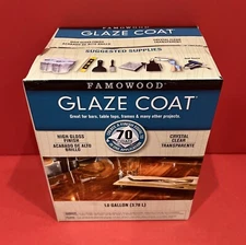 Eclectic products 5050110 1 GALLON Famowood Glaze Coat HIGH GLOSS-*FREE SHIP*