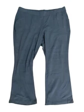 Denim & Co. Active Lush-Lined Jersey Lightly Boot Pant A566747 Blue Size 3X NEW