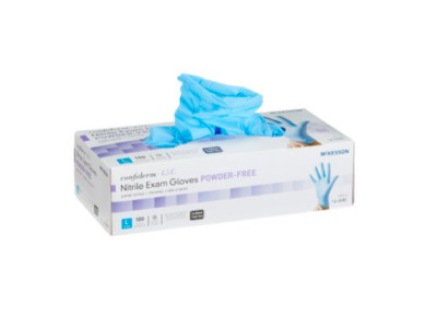 McKesson Confiderm 4.5C Exam Glove Powder Free LARGE 14-658C 1000 per Case