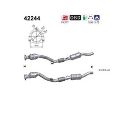 AS 42244 Katalysator für VW Passat 3B3 3B6