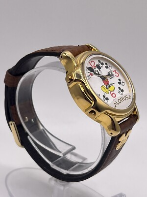 Vintage Japan LORUS Disney Musical Mickey & Minnie Love Watch Original Band Vintage Lorus Mickey Minnie Mouse Love Musical Watch Heart  main image 4