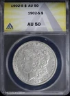 1902-S $1 Morgan Silver Dollar ANACS AU 50