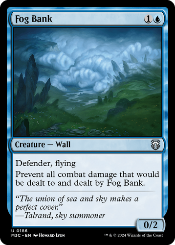 MTG Magic 1x Fog Bank RIPPLE FOIL (M/NM) Commander Modern Horizons 3