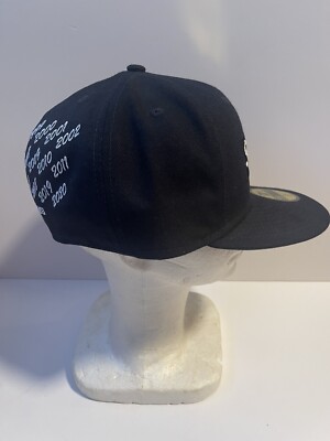 Supreme Champions Box Logo New Era Black Cap Hat 7 1/2 Navy Supreme Champions Box Logo New Era Black Cap Hat 7 1/2 Navy