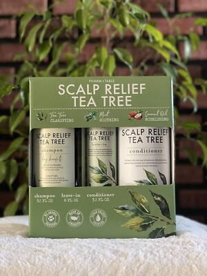 Pharm to Table Scalp Relief Tea Tree Shampoo/Conditioner/Leave-In, 3-in-1 !!!