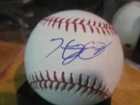 Henry Owens Boston Red Sox signed MLB Baseball COA