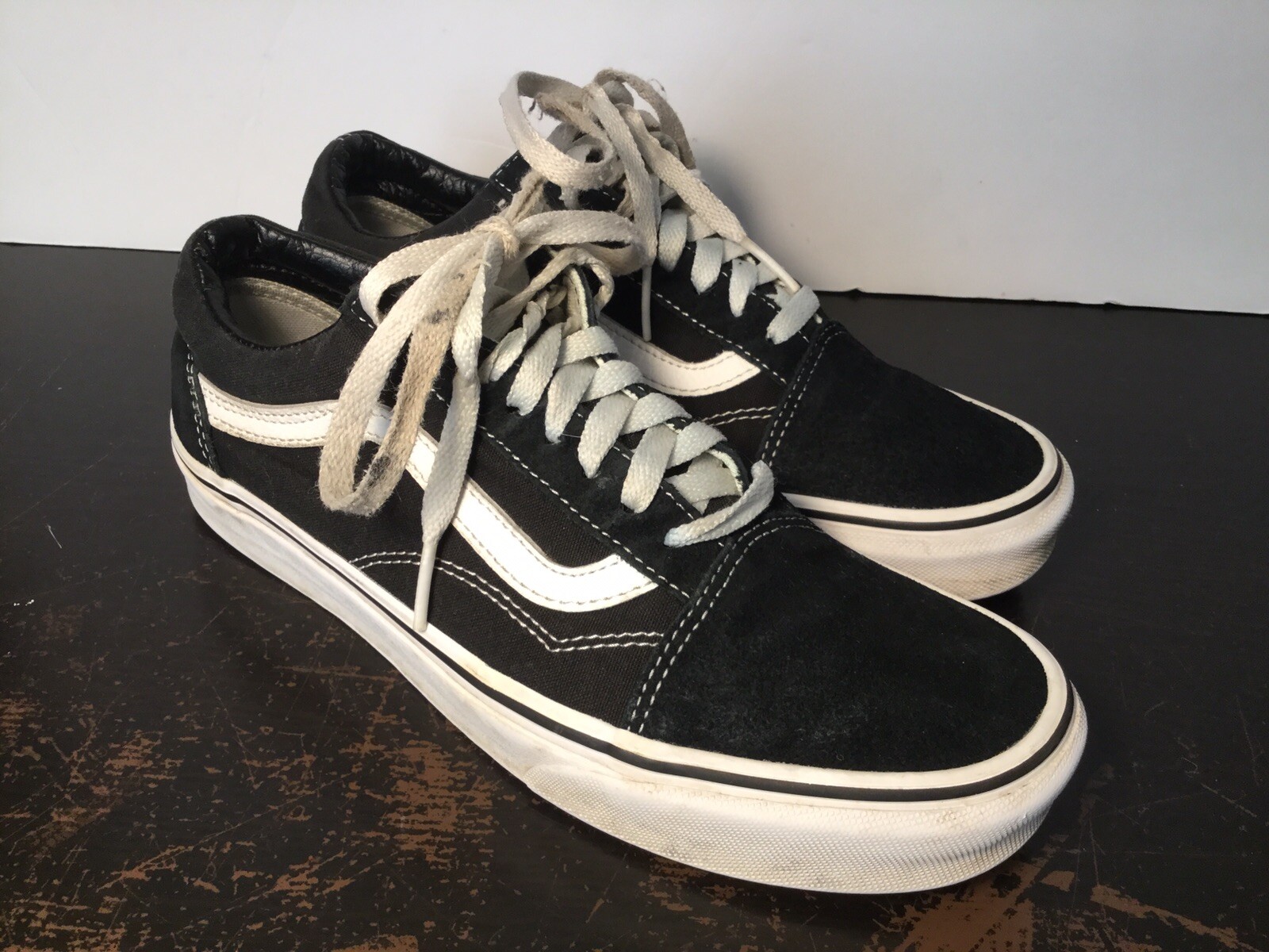 Vans Black Sneakers Skateboarding Shoes 