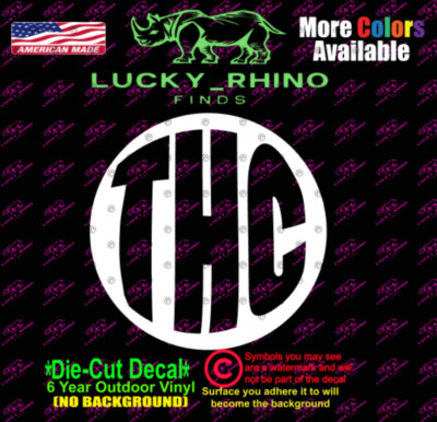THC Weed Pot Funny Car Window Vinyl Decal Sticker Truck Van | eBay