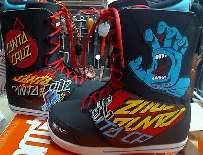 THIRTYTWO SANTA CRUZ LASHED Men's Snow Boots - Black/Print THIRTYTWO SANTA CRUZ LASHED Men's Snow Boots - Black/Print