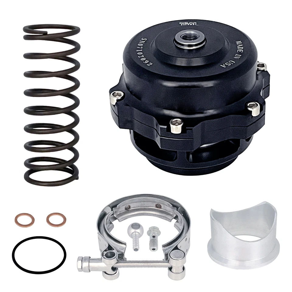 Universal Aluminum 50mm V-Band Blow Off Valve BOV For Tial Weld On Flange 35 PSI - Image 2 of 4