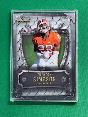 2023 Wild Card National TRENTON SIMPSON WEEKEND WARRIOR BLACK PARALLELS GREEN /7