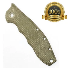 Custom Micarta Handle Patch Scales For Zero Tolerance 0562CF Folding Knife New