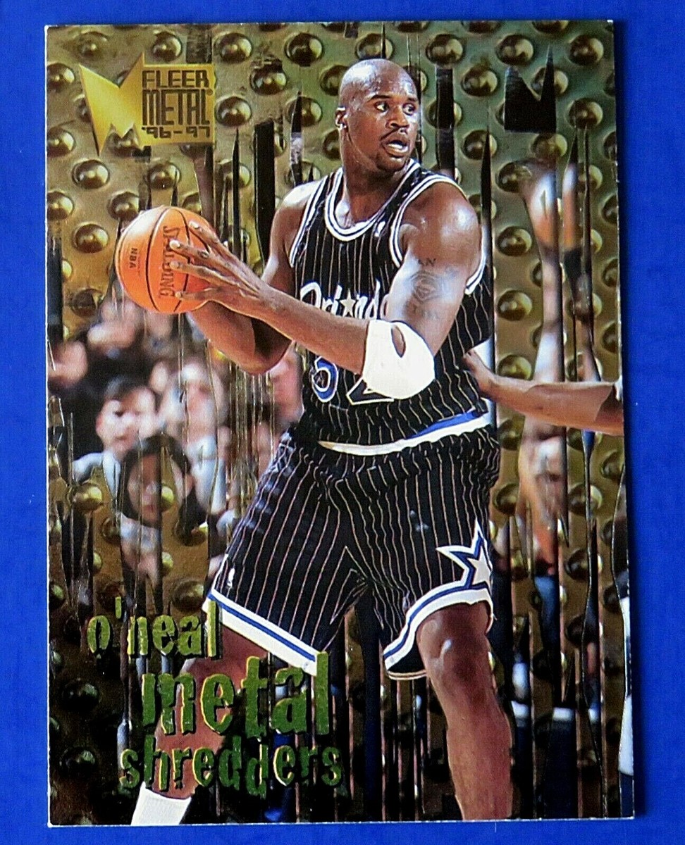 NBAカード SHAQUILLE O’NEAL FLEER 1997 1996-97 FLEER Metal Shredders SHAQUILLE O'NEAL BASKETBALL CARD