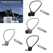 Sports Camera Magnetic Hanging Neck Stand U-Shaped Phone Holder Bracket Mount