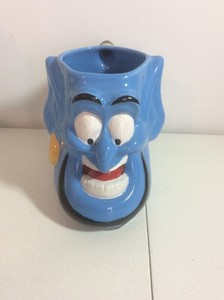 迪士尼阿拉丁genie 脸陶瓷咖啡马克杯3d 人形出色的 Ebay