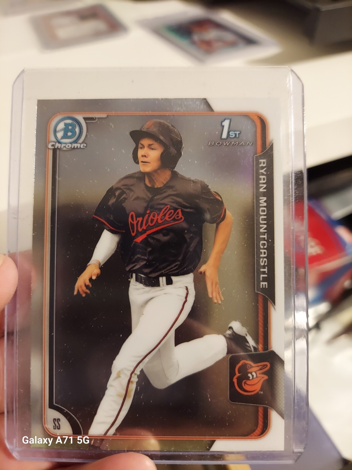 2015 Bowman Draft - Chrome #80 Ryan Mountcastle (RC)