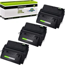 3PK Q5942X 42X BK Laser Toner Cartridges Fits For HP LaserJet 4250 4250n 4350dtn
