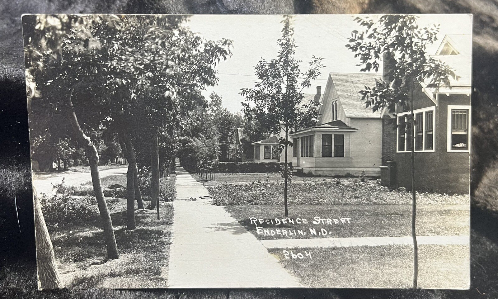 ENDERLIN RESIDENCE STREET NORTH DAKOTA RPPC PHOTO POSTCARD eBay