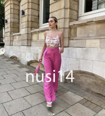 FYVE PANEL PANTS ピンク/ブラック Lサイズ HP46JF141-25-DEEP-PIN96323192.