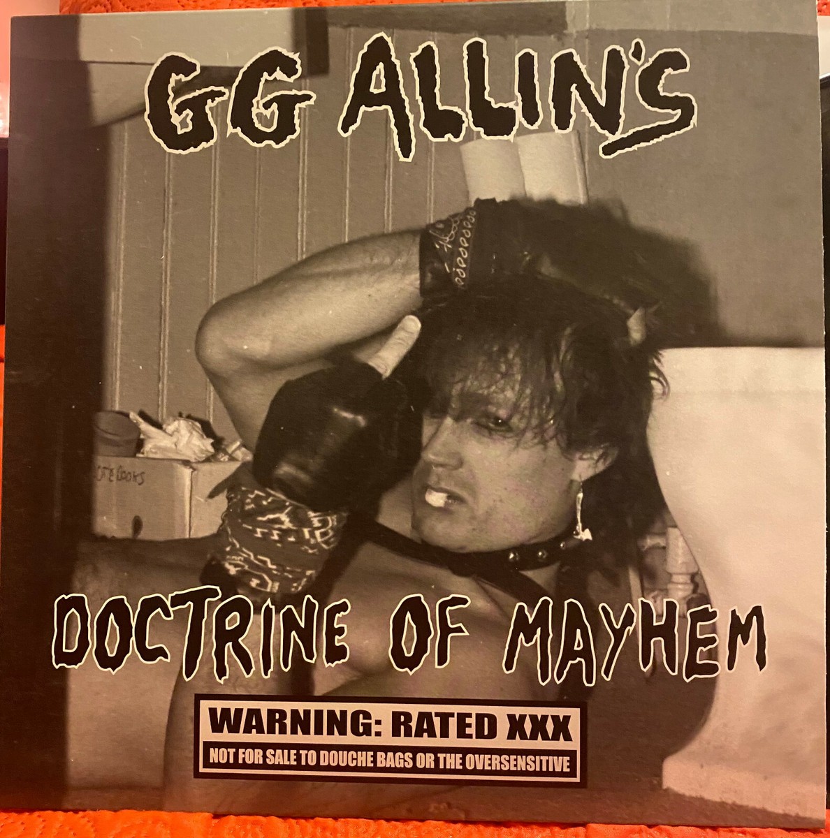 GG Allin Doctrine Of Mayhem 2022 LP BOR Official BnB BOR Reissue