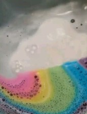 ROYGBIV Rainbow Bath Bomb Color Cloud Happy Bubble Pride LGBTQ Tub Soak Fun Haus
