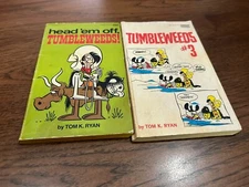 Tumbleweeds Head 'em Off & #3 Tom K. Ryan Paperback Gold Medal 1st Ed 1970 1980