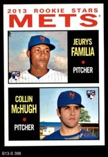 2013 Topps Heritage #398 Jeurys Familia / Collin McHugh Mets RCs RC 8 - NM/MT