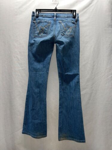 Bebe Women's Light Blue Jeans Size 26 Blue Solid Cotton Blend - Bild 2 von 11