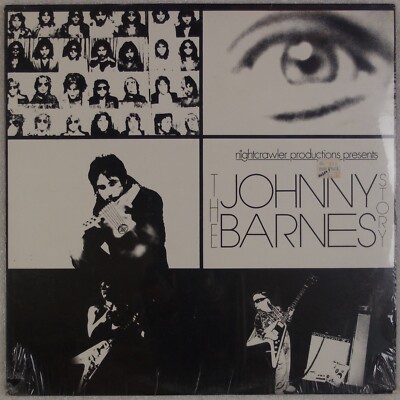 JOHNNY BARNES: Johnny Barnes Story US Nightcrawler Private Hard Rock Vinyl LP 