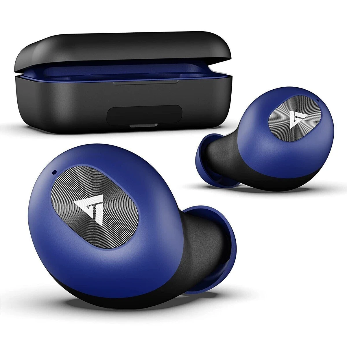 Boult Audio AirBass PowerBuds TWS Earbuds with 120 Hours Total Playtime Blue